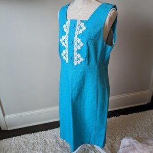 Lilly Pulitzer Teal Cotton Dress